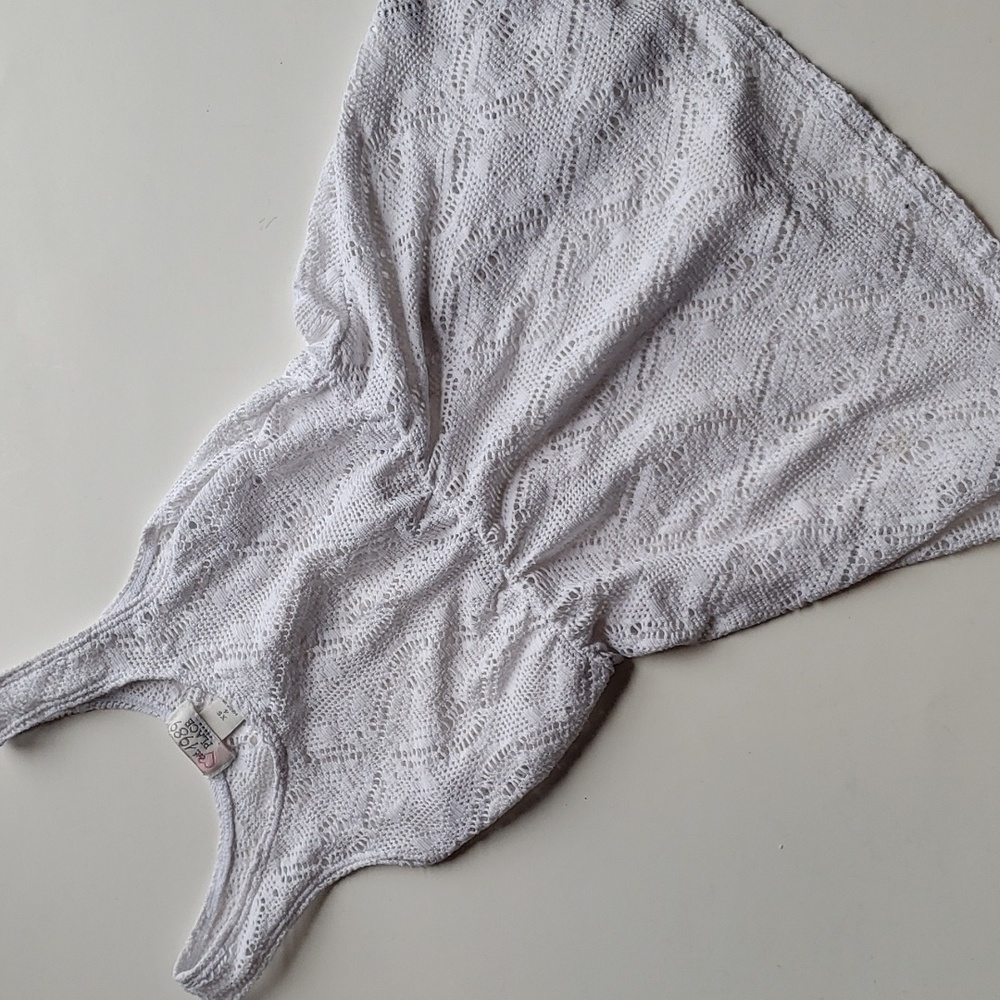 White Swimsuit Pullover Sleeveless Cover-up Size 4